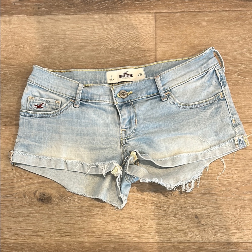 Hollister Jr Sz 3 W 26 Light Jean Shorts